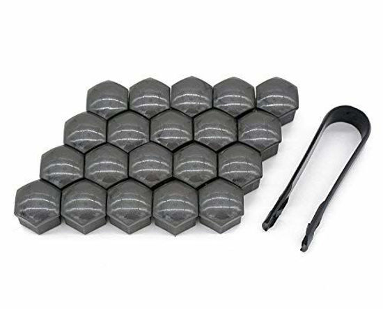Picture of 20 Pcs New Universal 17mm Wheel Lug Nut Bolt Cover Caps +Removal Tools (Gray) by Waylin