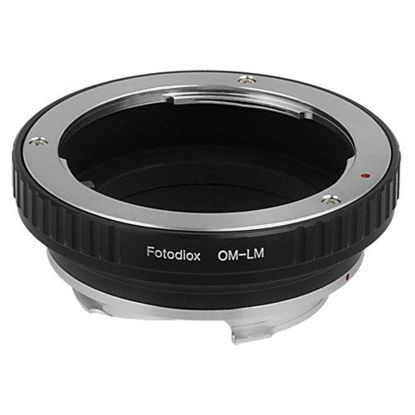 Picture of Fotodiox Lens Mount Adapter, Olympus OM Zuiko Lens to Leica M-Series Camera, fits Leica M-Monochrome, M8.2, M9, M9-P, M10 and Ricoh GXR Mount A12