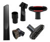 Picture of Wonlives Central Vacuum Hose Vacuum Attachments Accessories 32mm (1 1/4 inch) to 35 mm Brush Nozzle Crevice Tool for Standard Hose