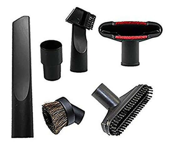 Picture of Wonlives Central Vacuum Hose Vacuum Attachments Accessories 32mm (1 1/4 inch) to 35 mm Brush Nozzle Crevice Tool for Standard Hose