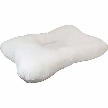 Picture of Roscoe Cervical Pillow and Neck Pillow For Sleeping - Indented Contour Pillow for Sleeping on Back or Side - 16" x 23", Firm