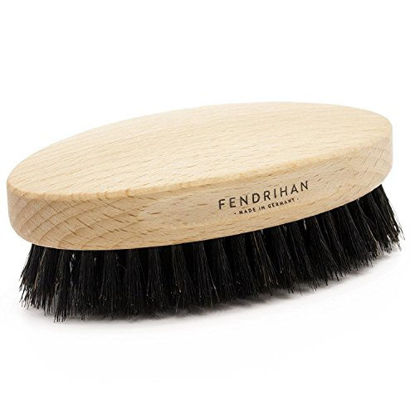 Picture of Fendrihan Genuine Boar Bristle and Beech Wood Military Hair Brush, MEDIUM-STIFF BRISTLE, Made in Germany