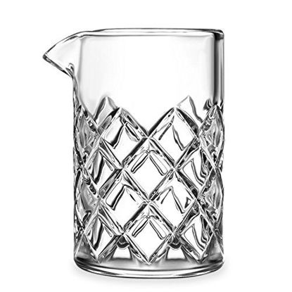 Picture of Cocktail Mixing Glass - Bar Mixing Pitcher for Stirring Drinks - 1/4-inch Thick Walls - 17-ounce, 2 Drink Capacity