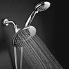 Picture of DreamSpa 3-way 8-Setting Rainfall Shower Head and Handheld Shower Combo (Chrome). Use Luxury 7-inch Rain Showerhead or 7-Function Hand Shower for Ultimate Spa Experience!