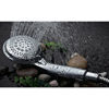 Picture of DreamSpa 3-way 8-Setting Rainfall Shower Head and Handheld Shower Combo (Chrome). Use Luxury 7-inch Rain Showerhead or 7-Function Hand Shower for Ultimate Spa Experience!