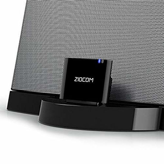 Picture of ZIOCOM [Upgrade] 30 Pin Bluetooth Adapter Audio Receiver for iPhone iPod Bose SoundDock and Other 30 Pin Dock Speakers, Upgrade Old SoundDock with 30 Pin Connector, Not for Any Cars or Motorcycles