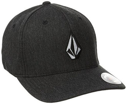 Picture of Volcom Men's Full Stone Xfit HAT, Charcoal Heather, Small/Medium