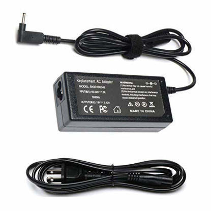 Picture of DJW 65W AC Power Adapter Charger for Acer-Chromebook 15 14 13 11 R11 B5 CB5-571 C720 C720p C740 Power Cord,CB3-111-C19A, CB3-111-C670, Acer Aspire One Cloudbook AO1-131, AO1-431