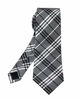 Picture of Secdtie Men's Checks Grey White Black Jacquard Woven Silk Tie Necktie Gift LUD04