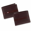 Picture of Tommy Hilfiger Men's Leather Wallet - Slim Bifold with 6 Credit Card Pockets and Removable ID Window, Casual Brown, One Size