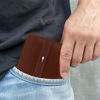 Picture of Tommy Hilfiger Men's Leather Wallet - Slim Bifold with 6 Credit Card Pockets and Removable ID Window, Casual Brown, One Size