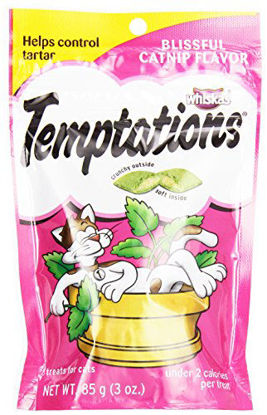 Picture of Whiskas Temptations Blissful Catnip Treats, 3 oz