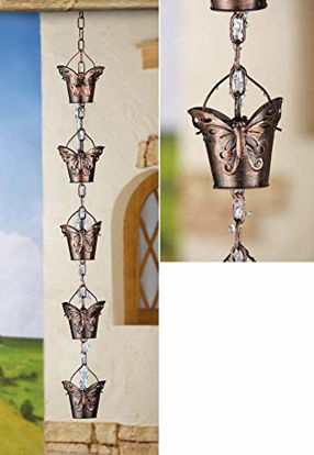 Picture of Decorative Butterfly Iron Rain Chain