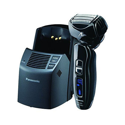 Picture of Panasonic ES-LA93-K, Arc4 Electric Razor, Mens 4-Blade and Dual Motor, Premium Automatic Clean & Charge Station Included, Wet or Dry Operation