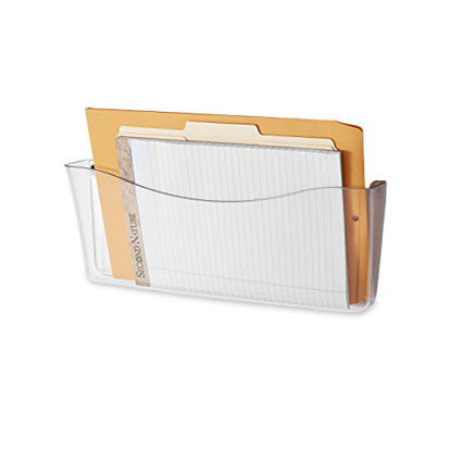 Picture of Rubbermaid Unbreakable Single Pocket Wall File, Legal Size, Clear (65980ROS)