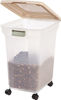 Picture of IRIS Premium Airtight Pet Food Storage Container, 55-Pounds, Almond
