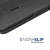 Picture of Encased Belt Clip Holster Case Compatible with LG V30 Thin Fit [DuraClip Series] Slim Grip Case & Belt Clip (Smooth Black)