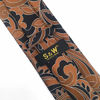 Picture of S&W SHLAX&WING Tie for Men Silk Neckties Black Copper Extra Long Size 63"