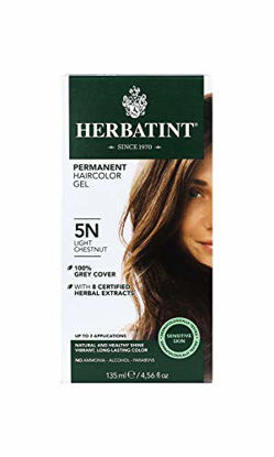 Picture of Herbatint Permanent Haircolor Gel, 5N Light Chestnut (5N) 4.56 Fl Oz
