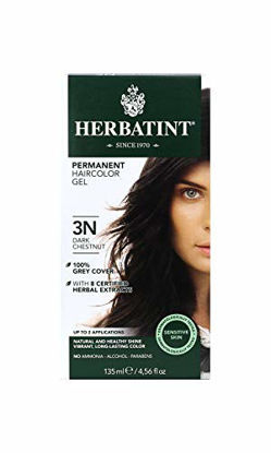 Picture of Herbatint Permanent Haircolor Gel, 3N Dark Chestnut, 4.56 Ounce