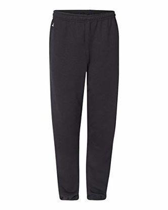 Picture of Russell Athletic Men's Dri-Power Closed-Bottom Fleece Pocket Pant - Large - Black