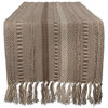 Picture of DII Braided Cotton Table Runner Perfect for Spring, Fall Holidays, Parties and Everyday Use, 15x72, Stone Taupe