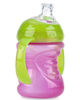 Picture of Nuby 2-Pack Two-Handle No-Spill Super Spout Grip N' Sip Cups, 8 Ounce, Pink and Purple