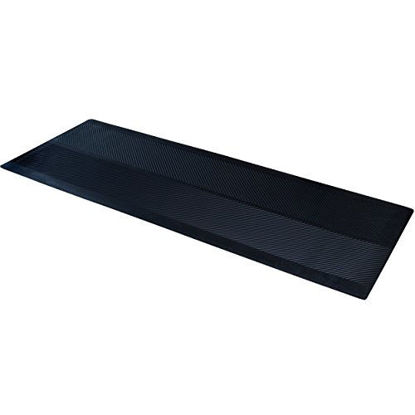Picture of CLIMATEX 9A-110-27C-6, 27" x 6' Rubber Floor Protection Runner Mat, Black