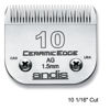 Picture of Andis CeramicEdge Carbon-Infused Steel Pet Clipper Blade, Size-10, 1/16-Inch Cut Length (64315)
