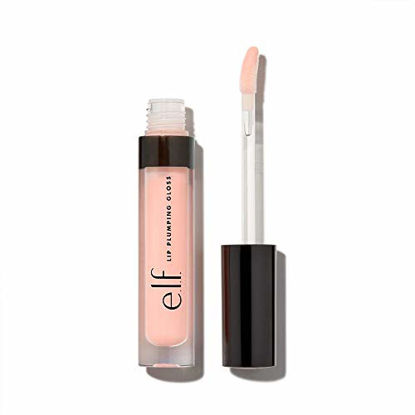 Picture of e.l.f., Lip Plumping Gloss, Hydrating, Nourishing, Invigorating, High-Shine, Plumps, Volumizes, Cools, Soothes, Pink Cosmo, Shimmer, 0.09 Oz