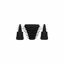 Picture of HEMPER Tech Universal Cleaning Plugs+Caps for Cleaning, Storage, and Odor Proofing Glass Water Pipes/Rigs and More - (Black)