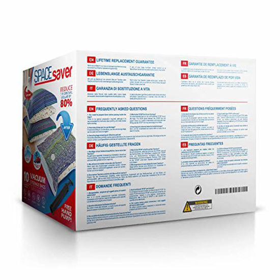 GetUSCart Spacesaver Premium Vacuum Storage Bags, (80 More Storage