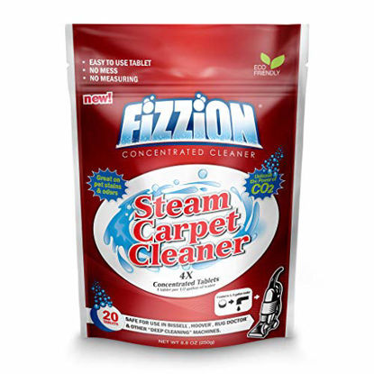 Picture of Fizzion Clean Stain Remover Steam Carpet Cleaner Tablets (20 Count)