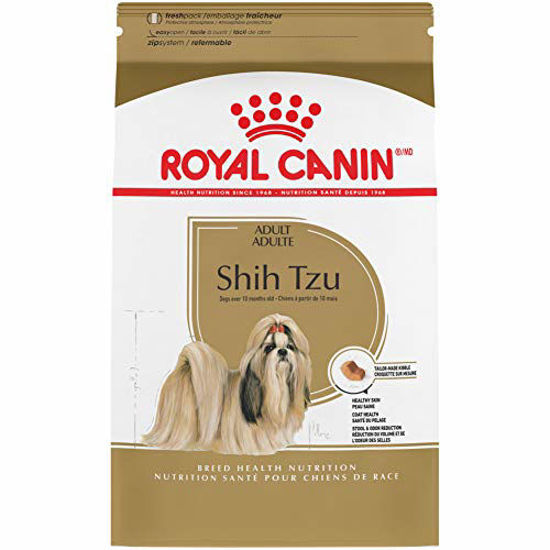 Picture of Royal Canin Shih Tzu Adult Breed Specific Dry Dog Food, 10 Pounds. Bag