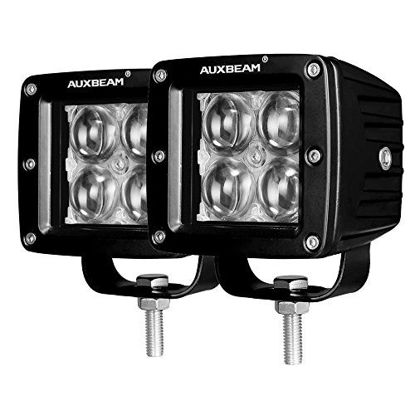 Picture of Auxbeam 3 Inch LED Light Bar 20w LED Pods Fog Lights Square Cube Lights Spot Beam Driving Light Waterproof for Offroad Truck 4WD SUV ATV UTV (Pack of 2)