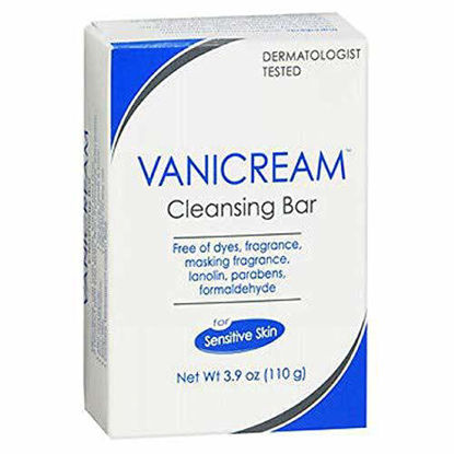Picture of Vanicream Cleansing Bar For Sensitive Skin, Unscented 3.9 Ounce (Pack of 2)