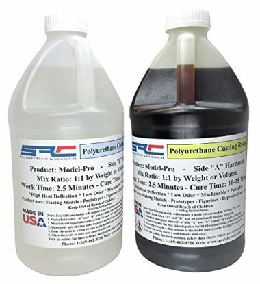Picture of Model-Pro Polyurethane Casting Resin Liquid Plastic for Making Models and Crafts - 1 Gallon Kit