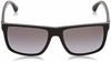 Picture of Emporio Armani Men's EA4033 Square Sunglasses, Black/Grey Rubber/Polarized Grey Gradient, 56 mm