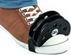 Picture of Meinl Percussion Foot Tambourine with Stainless Steel Jingles-NOT MADE IN CHINA-Accompaniment for Cajon Gigs, 2-YEAR WARRANTY, FJS2S-BK