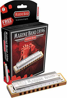 Picture of Hohner Marine Band Harmonica, Key of Bb
