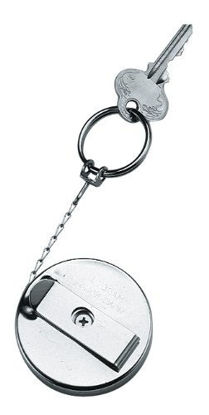 Picture of Custom Accessories 44446 Chrome Retractable Key Chain