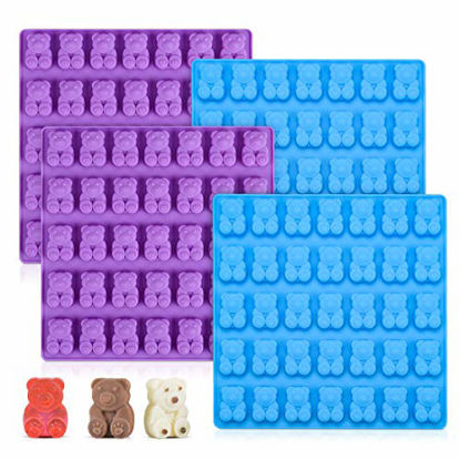 Chocolate Molds Gummy Molds Silicone - Candy Mold and Silicone Ice Cube Tray Nonstick Including Hearts Stars Shells