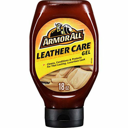 Picture of Armor All Car Leather Conditioner Gel, Interior Cleaner for Cars, Truck and Motorcycle, Cleans and Conditions, 18 Fl Oz, 9963