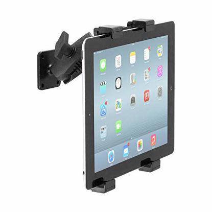 Picture of iBOLT TabDock AMPs - Heavy Duty Drill Base Mount for All 7" - 10" Tablets ( iPad , Samsung Tab ) for Cars, Desks, Countertops: Great for Commercial Vehicles, Trucks, Homes, Schools, and Businesses