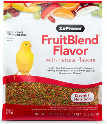 Picture of Zupreem 230300 Fruitblend X-Small Canary/Finch Food, 2-Pound