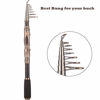 Picture of PLUSINNO Fishing Rod and Reel Combos Carbon Fiber Telescopic Fishing Rod with Reel Combo Sea Saltwater Freshwater Kit Fishing Rod Kit