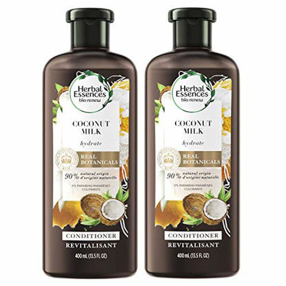 Picture of Herbal Essences, Paraben Free Conditioner, BioRenew Coconut Milk, 13.5 fl oz, Twin Pack