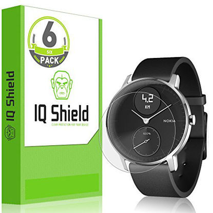 Picture of IQ Shield Screen Protector Compatible with Nokia Steel HR (36mm)(6-Pack) Anti-Bubble Clear Film