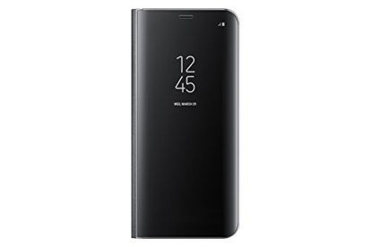 Picture of Samsung EF-ZG955CBEGUS Galaxy S8+ S-View Flip Cover with kickstand, Black
