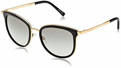 Picture of Michael Kors ADRIANNA I MK1010 Sunglasses 110011-54 - Black/Gold Frame, Grey MK1010-110011-54